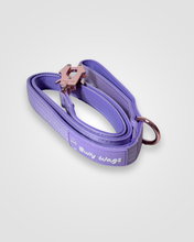 Load image into Gallery viewer, Lilac tactical dog leash with traffic handle