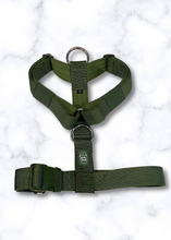 Load image into Gallery viewer, Y-strap adventure dog harness in Cactus Green