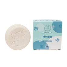 Load image into Gallery viewer, Drby Fur Bar usage guide for sensitive pet skin