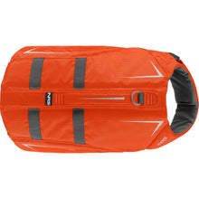 Load image into Gallery viewer, Orange bag with black straps on a white background