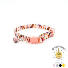 Load image into Gallery viewer, Geometric arrows abstract breakaway cat collar