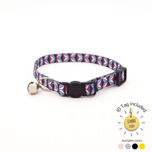 Load image into Gallery viewer, Abstract triangles design breakaway cat collar