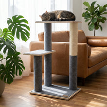 Load image into Gallery viewer, Noba Modern Plywood 2-Level Cat Tree