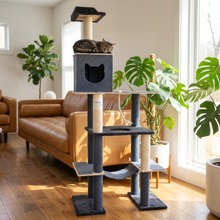 Load image into Gallery viewer, Noba Supreme 81" Tower - 5-Level Cat Tree