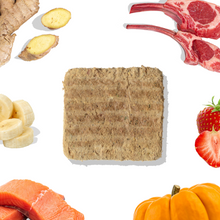 Load image into Gallery viewer, Lamb+Salmon Meal Patties | Freeze-Dried Raw Dog Food with Prebiotics & Postbiotics