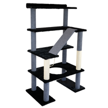Load image into Gallery viewer, Maine Coon 65" Cat Tower - 4-Level Cat Tree