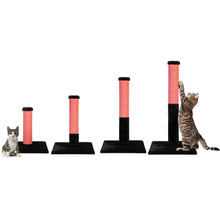 Load image into Gallery viewer, Noba Evolution - 4 in 1 Scratching post - Black Faux Fur