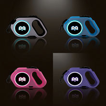 Load image into Gallery viewer, LED Retractable Dog Leash – Rechargeable Light-Up Leash for Safe Night Walks
