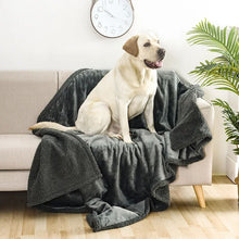Load image into Gallery viewer, Sherpalini™ Waterproof Pet Blanket - Soft Fleece & Sherpa, Machine Washable Furniture Protector