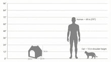Load image into Gallery viewer, The Noba Cottage Scratchable Cat House