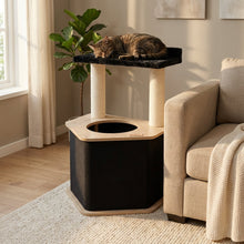 Load image into Gallery viewer, The Lodge Hideout - 2-Level Cat Tree