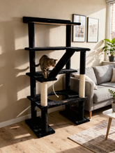 Load image into Gallery viewer, Maine Coon 65" Cat Tower - 4-Level Cat Tree