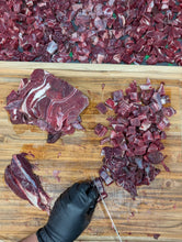 Load image into Gallery viewer, Freeze-dried kangaroo treat pieces, a lean novel protein for sensitive pets
