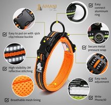 Load image into Gallery viewer, Truelove Collarini™ Air - Reflective Mesh Dog Collar – Padded, Breathable and Adjustable