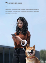 Load image into Gallery viewer, Moestar UFO Retractable Dog Leash – Hands-Free Wearable Design with 360° Tangle-Free Swivel, 10ft Nylon Tape for Small & Medium Dogs up to 66 lbs