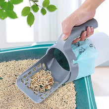 Load image into Gallery viewer, Poopalini™ Cat Litter Pooper Scooper + 30 Biodegradable Poop Bags - Sanitary, quick and easy! - Amani Reign Pet Shop