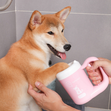 Load image into Gallery viewer, Pawlini™ Portable Paw Cleaner With Spin Action Handle - Easiest Paw Cleaner on the Market! - Amani Reign Pet Shop
