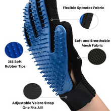 Load image into Gallery viewer, Groomster™ Deshedding Fur Grooming Gloves - Because Shed Happens! - Amani Reign Pet Shop