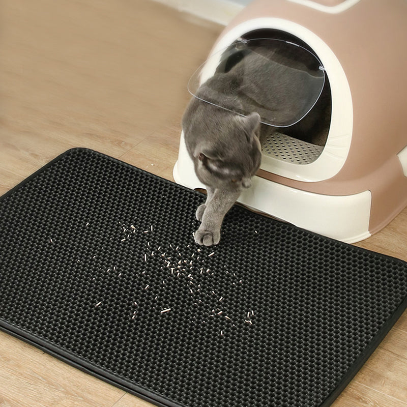 Catchalini™ Cat Mat Litter Trapper - No more dirty litter on your floors!
