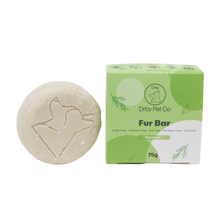 Load image into Gallery viewer, Drby Fur Bar ingredients — essential oils, no SLS, parabens or dyes
