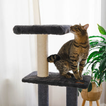 Load image into Gallery viewer, Hut Hideout - Deluxe 3-Level Cat Tree
