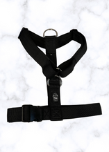 Load image into Gallery viewer, Y-strap adventure dog harness in Black
