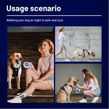 Load image into Gallery viewer, LED Retractable Dog Leash – Rechargeable Light-Up Leash for Safe Night Walks

