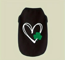 Load image into Gallery viewer, Lucky Heart Tee – Saint Patrick’s Day Dog Tee
