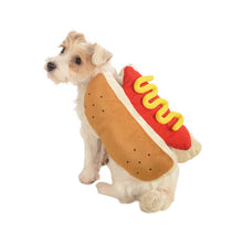 Load image into Gallery viewer, Hot Dog Costume for Dogs - Funny Pet Burger Outfit - Small Medium Large Puppy Cat Halloween Costume
