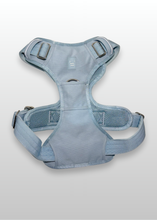 Load image into Gallery viewer, Front no-pull D-ring on Baby Blue heavy-duty dog harness
