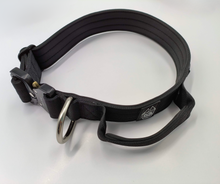 Load image into Gallery viewer, Tactical dog collar with handle in Black, 1.5 inch
