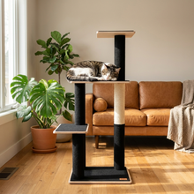 Load image into Gallery viewer, Noba Modern Plywood 3-Level Cat Tree

