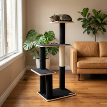Load image into Gallery viewer, Noba Modern Plywood 3-Level Cat Tree
