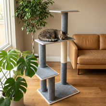 Load image into Gallery viewer, Noba Modern Plywood 3-Level Cat Tree
