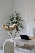 Load image into Gallery viewer, ERGO PURRCH Desk Mounted Cat Bed - Adjustable Cat Perch for Office
