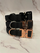 Load image into Gallery viewer, Waterproof PVC dog collar buckle detail
