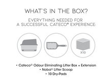 Load image into Gallery viewer, Cateco Odour-Eliminating Litter box - Complete Starter Kit
