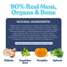 Load image into Gallery viewer, Turkey Meal Bites | Freeze-Dried Raw Dog Food with Prebiotics &amp; Postbiotics
