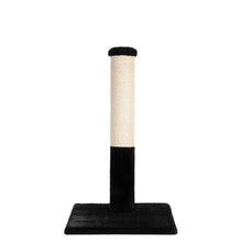 Load image into Gallery viewer, Noba Classic 28" Scratching Post - Black Faux Fur
