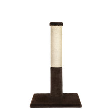 Load image into Gallery viewer, Noba Classic 28" Scratching Post - Brown Faux Fur
