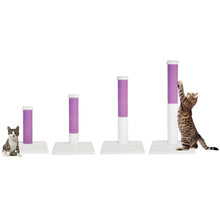 Load image into Gallery viewer, Noba Evolution - 4 in 1 Scratching post - White Faux fur
