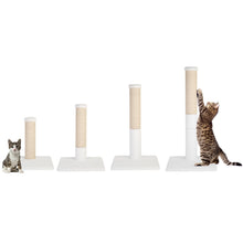 Load image into Gallery viewer, Noba Evolution - 4 in 1 Scratching post - White Faux fur
