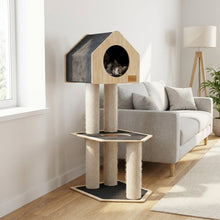 Load image into Gallery viewer, Condo Hideout - 2-Level Deluxe Cat Tree
