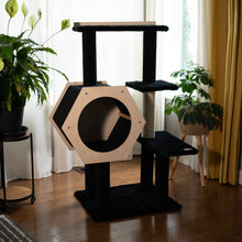 Load image into Gallery viewer, Hexagon House - 4-Level Cat Tree
