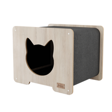 Load image into Gallery viewer, The Hut Scratchable Cat Hideout
