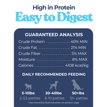 Load image into Gallery viewer, Turkey Meal Patties | Freeze-Dried Raw Dog Food with Prebiotics &amp; Postbiotics
