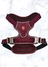 Load image into Gallery viewer, Heavy-duty everyday dog harness in Cherry Wine
