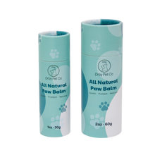 Load image into Gallery viewer, Drby All-Natural Paw Balm in recyclable cardboard tube packaging
