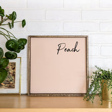 Load image into Gallery viewer, "Dog Hair Is My Glitter" dog wood sign available in multiple frame colours
