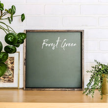 Load image into Gallery viewer, "Dogs Welcome (People Tolerated)" framed dog wood sign — lifestyle view
